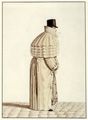 Isabey, Jean-Baptiste: Feine Sitten: Extravagante Moden: Kutschermantel mit f�nffacher Pelerine
