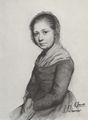 Daumier, Honor�: Bildnis eines jungen M�dchens, Jeanette