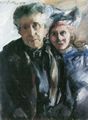 Corinth, Lovis: Gro�mutter und Enkelin