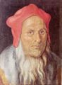 D�rer, Albrecht: Portr�t eines b�rtigen Mannes mit roter Kappe