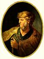 Rembrandt Harmensz. van Rijn: Portr�t eines Mannes in orientalischer Kleidung, Oval
