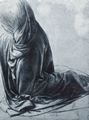 Leonardo da Vinci: Gewandstudie f�r eine kniende Figur