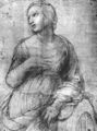 Raffael: Die Hl. Katharina von Alexandrien, Studie