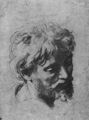 Raffael: Transfiguration, Studie, Kopf eines Apostels