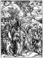 D�rer, Albrecht: Illustration zur »Apokalypse«, Szene: Die vier Windengel und die Versiegelung der Auserw�hlten