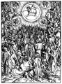 D�rer, Albrecht: Illustration zur »Apokalypse«, Szene: Der Lobgesang der Auserw�hlten