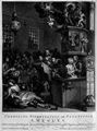 Hogarth, William: Leichtgl�ubigkeit, Aberglaube und Fanatismus. Eine Mischung