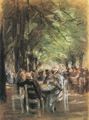 Liebermann, Max: Biergarten