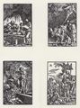 Altdorfer, Albrecht: Illustrationen f�r ein Andachtsbuch, Blatt_3336, Grablegung, H�llenfahrt, Auferstehung Christi, Christus erscheint der Hl. Magdalena