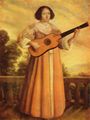 Quesnel, Augustin: Gitarrenspielerin