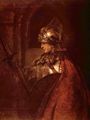 Rembrandt Harmensz. van Rijn: Mann mit R�stung (Alexander der Gro�e)