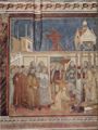 Giotto di Bondone (und Werkstatt): Fresken in der Kirche San Francesco in Assisi, Szene: Die Weihnachtsfeier im Walde von Greccio