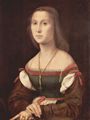 Raffael: Portr�t einer Dame (Die Stumme)