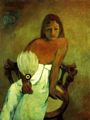 Gauguin, Paul: Junges M�dchen mit F�cher