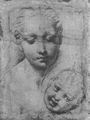 Raffael: Madonna d'Aldobrandini, Kopfstudien
