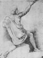 Raffael: Psyche-Loggia, Studie, Ganymed