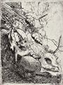 Rembrandt Harmensz. van Rijn: Die L�wenjagd mit einem L�wen und zwei Reitern