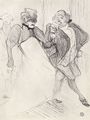 Toulouse-Lautrec, Henri de: R�jane und Galipaux in »Madame Sans-G�ne«