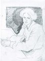 Macke, August: Elisabeth (am Tisch)