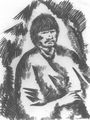 Morgner, Wilhelm: Selbstbildnis mit Hand No. 65