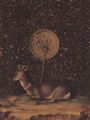 Jacometto: Damhirsch an der Kette