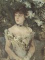 Morisot, Berthe: Junge Frau im Ballkost�m