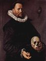 Hals, Frans: Portr�t eines etwa sechzigj�hrigen Mannes mit Totensch�del in der linken Hand