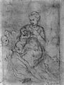Raffael: Madonna von Engeln verehrt
