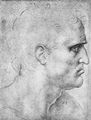 Leonardo da Vinci: Apostel Bartholom�us, Studie zum »Abendmahl«