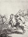 Rembrandt Harmensz. van Rijn: Das Reitergefecht