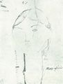 Modigliani, Amedeo: Bildniszeichnung Beatrice Hastings (III)