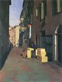 Vallotton, F�lix: Alte Stra�e in Nizza