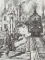 Baluschek, Hans: Bahnw�rterfamilie