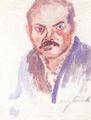 Corinth, Lovis: Selbstbildnis