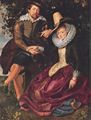 Rubens, Peter Paul: Selbstportr�t des Malers mit seiner Frau Isabella Brant in der Gei�blattlaube