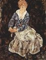 Schiele, Egon: Portr�t der Edith Schiele, sitzend