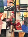 Macke, August: Mann mit Esel