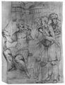 Raffael: Stanza della Segnatura, Studie, »Urteil des Zaleukos«