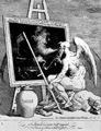 Hogarth, William: Die Zeit r�uchert ein Bild