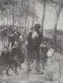 Steinlen, Theophile Alexandre: Flucht