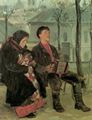 Mjassojedow, Grigorij Grigorjewitsch: Auf dem Boulevard, Detail