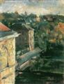 Corinth, Lovis: Blick aus dem Atelierfenster