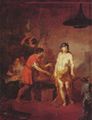 Zick, Januarius: Merkur in der Werkstatt des Bildhauers