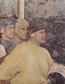 Giotto di Bondone: Fresken in der Kirche San Francesco in Assisi, Szene: Die Hochzeit des Hl. Franziskus mit der Armut, Detail