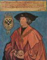 D�rer, Albrecht: Portr�t des Kaisers Maximilian I.
