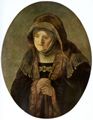 Rembrandt Harmensz. van Rijn: Portr�t der Mutter Rembrandts, Oval