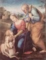 Raffael: Die Heilige Familie mit einem Lamm