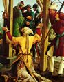 Altdorfer, Albrecht: Sebastiansaltar des AugustinerChorherrenstifts St. Florian bei Linz, rechter Innenfl�gel zur Passion Christi, Szenen: Kreuzigung, Detail