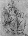 Dandini, Cesare: Aufblickender, sitzender M�nch