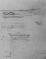 Raffael: Architekturdetails vom Pantheon in Rom, Geb�lkaufriss